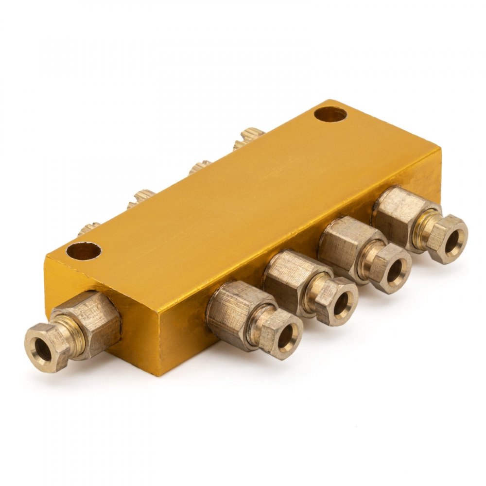 Маслораспределитель LS-HT-4 (LS-DRIVE, 6мм-4x4 мм)